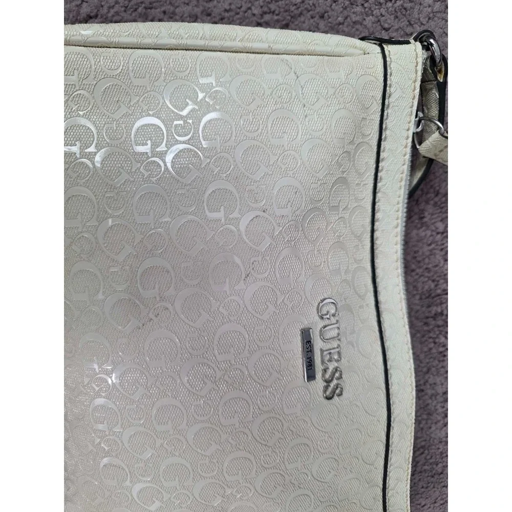 Guess‎ Purse White Cream Crossbody Handbag Shoulder Bag Purse BB508814